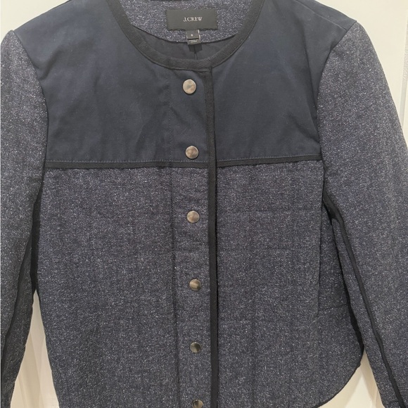 J. Crew Black and Gray Women's Blazer - Picture 7 of 7